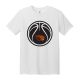 Unisex White Benny Basketball T-Shirt