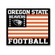 Beaver Football Flag Sticker