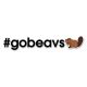 #GOBEAVS Emoji - Di-cut Decal - Black