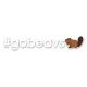 #GOBEAVS Emoji - Di-cut Decal - White