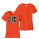 Dam Fam OSU Crew Ladie's Orange T-Shirt