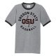 Beavers Baseball OSU Crew Unisex Grey Ringer T-Shirt