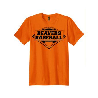 Unisex I Beavers Baseball Diamond I Tee I Orange