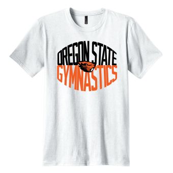 White Oregon State Beavers Gymnastics Tee